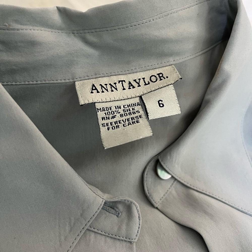 Light Gray Blouse - Picture 2 of 2